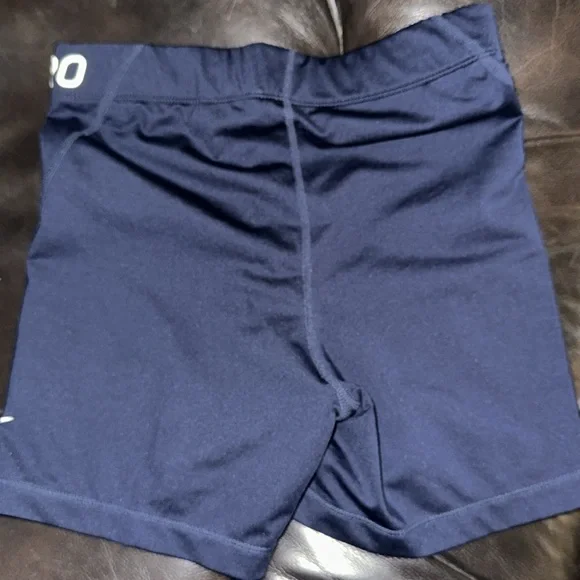 Nike Pro Dri Fit NAVY Spandex Athletic shorts size Small - Picture 3 of 3